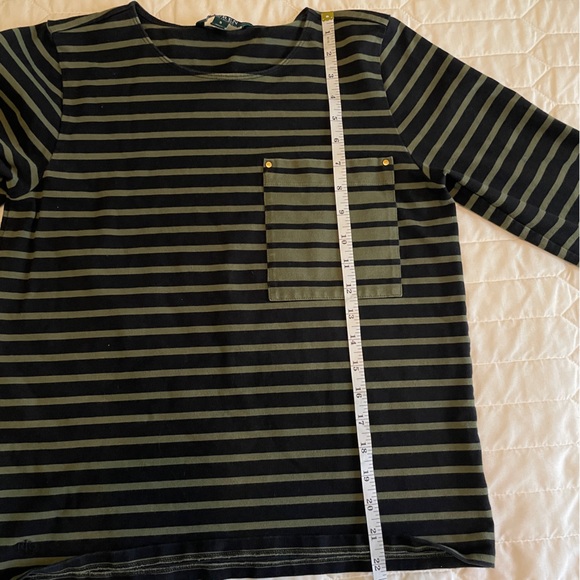 Ralph Lauren Striped Long Sleeve Top Size Small - Picture 5 of 7